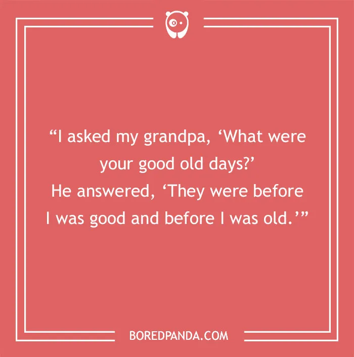 Joke about grandparents