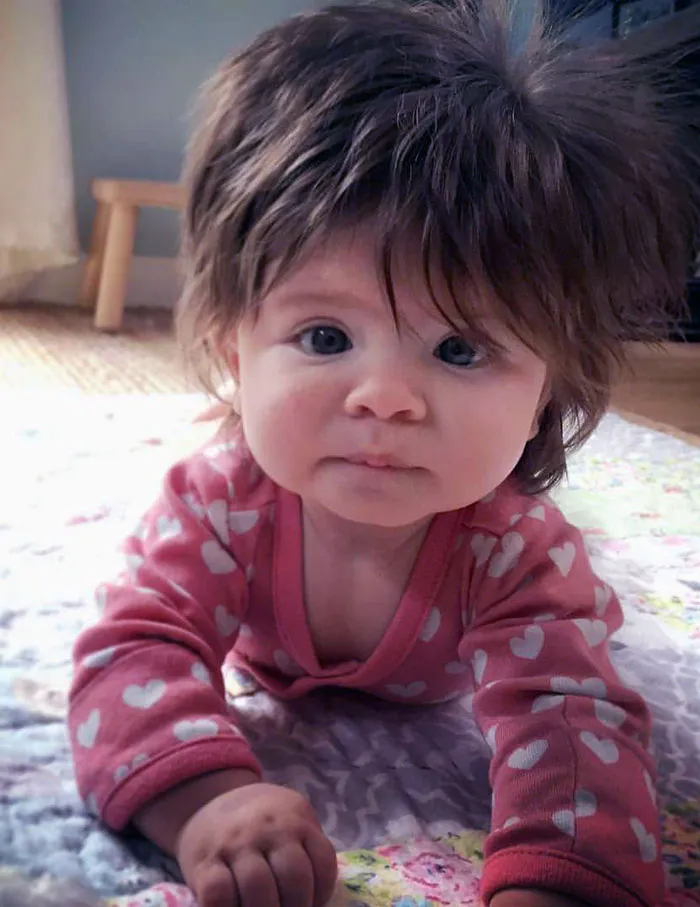 My Daughter Heard The Internet Community Likes Babies With Lots Of Hair