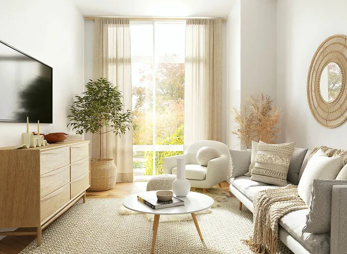 All-White For Small Rooms