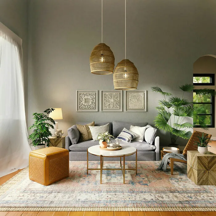 Green Color Scheme & Plants
