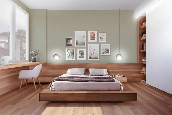 Bedroom Transformation Into A Gallery