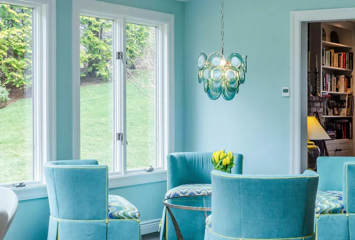 Blue Hues For A Modern Room In 2024