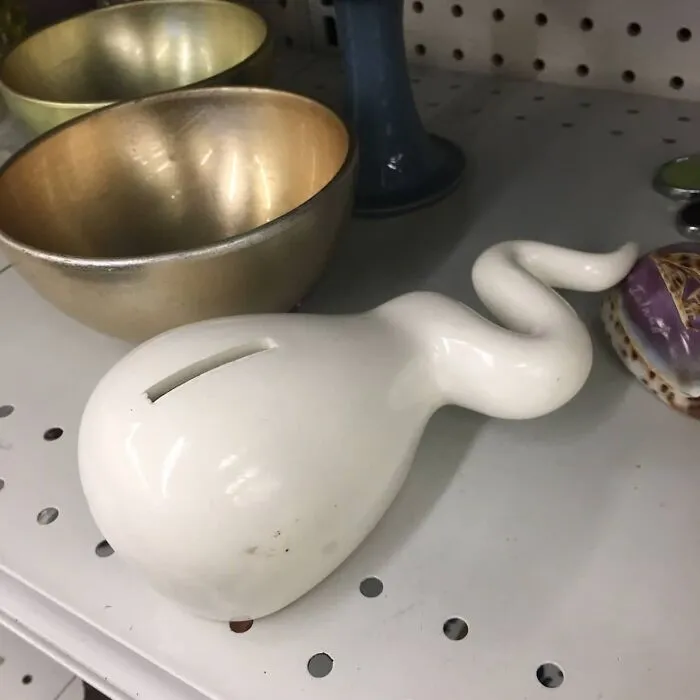 50 Weird Items That People Donated To Thrift Stores, Only For Them To End Up On This IG Page