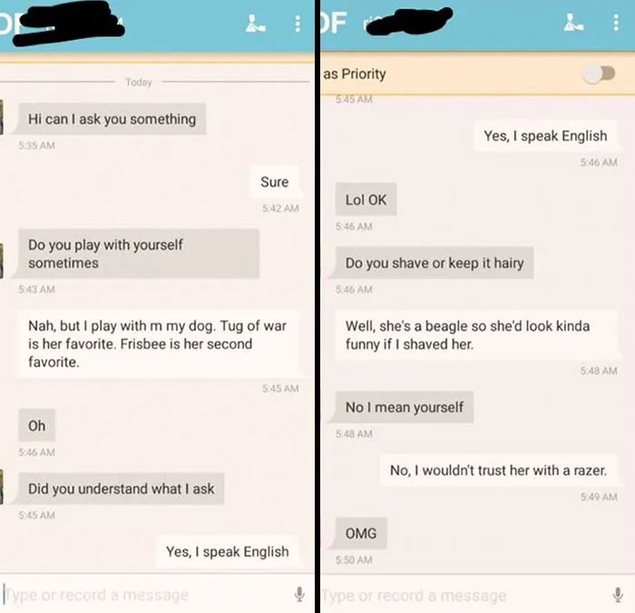 At Flirting