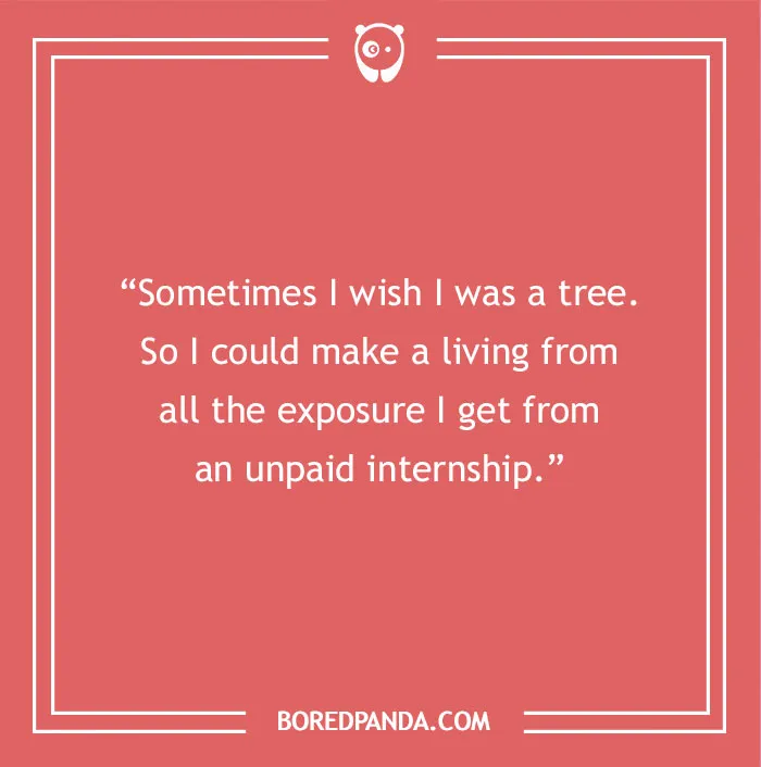 Joke on internship