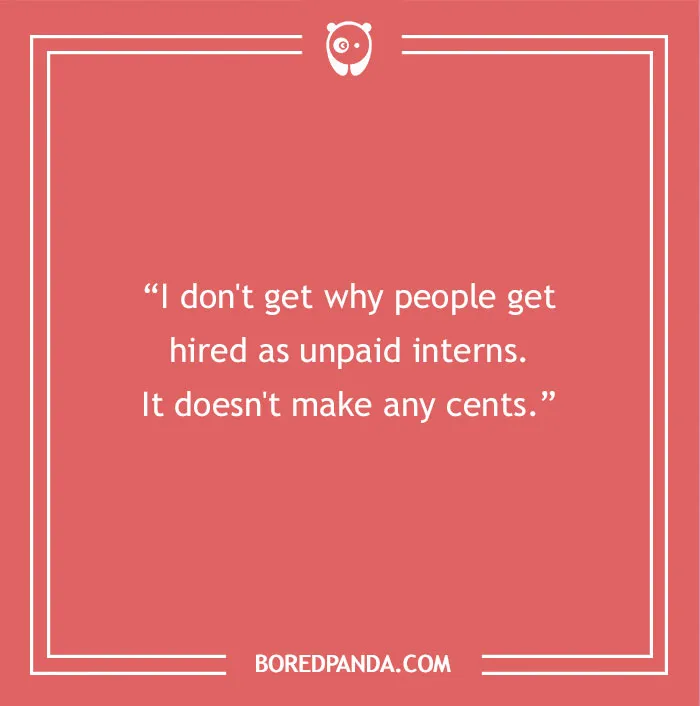 Joke on internship