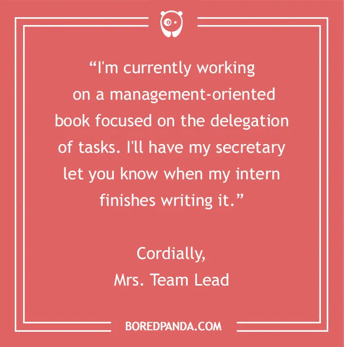 Joke on internship