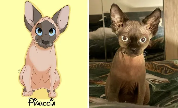 Artist Creates Cute Pet Portraits That Turn Them Into Disney Movie Characters (22 New Pics)