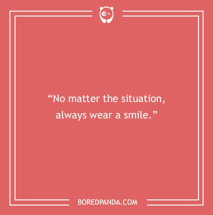 Image with Joker quote: "No matter the situation, always wear a smile."