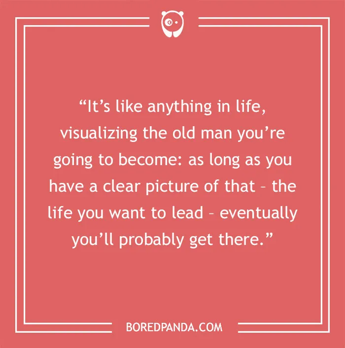 Image of a motivational Joker quote about life, emphasizing visualization and goal-setting from BoredPanda.