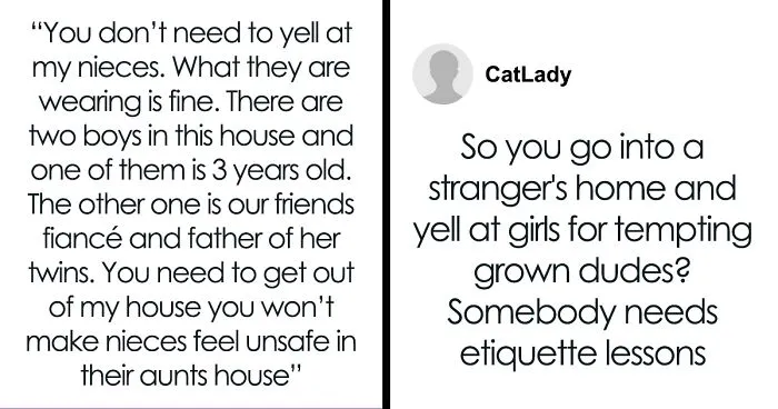 “You Won’t Make My Nieces Feel Unsafe”: Aunt Kicks Out Guest For Policing Girls’ Outfits