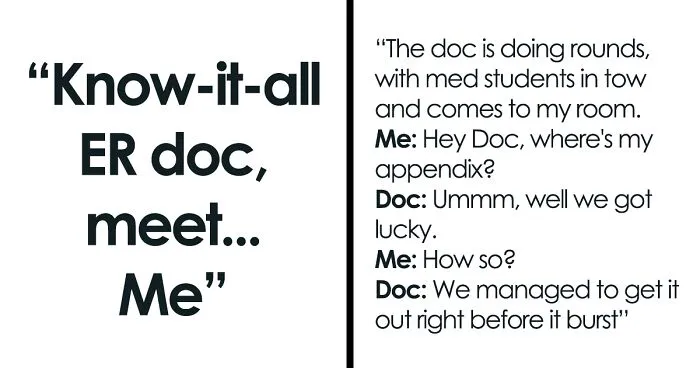 Woman Embarrasses Surgeon In Front Of Med Students For Disregarding Her Because He Knows Better