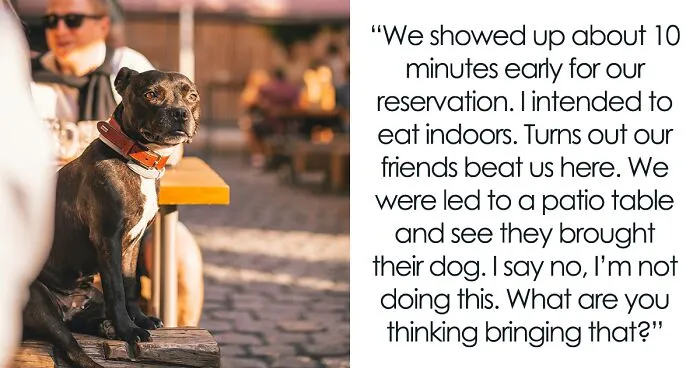 "[Am I The Jerk] For Leaving When Our Friends Brought Their Dog To Dinner?"