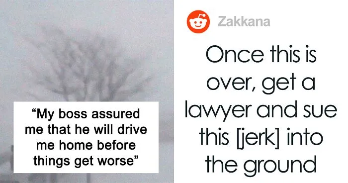 Employee At A Loss On What To Do After Boss Leaves Him Stranded During A Snowstorm