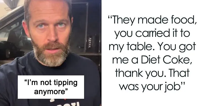 "I'm Done": Guy Refuses To Tip Anymore