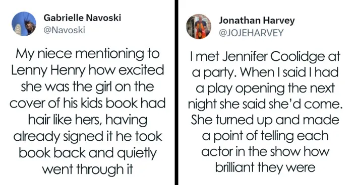 40 Of The Most Unforgettable Celebrity Encounters Shared On This X Thread