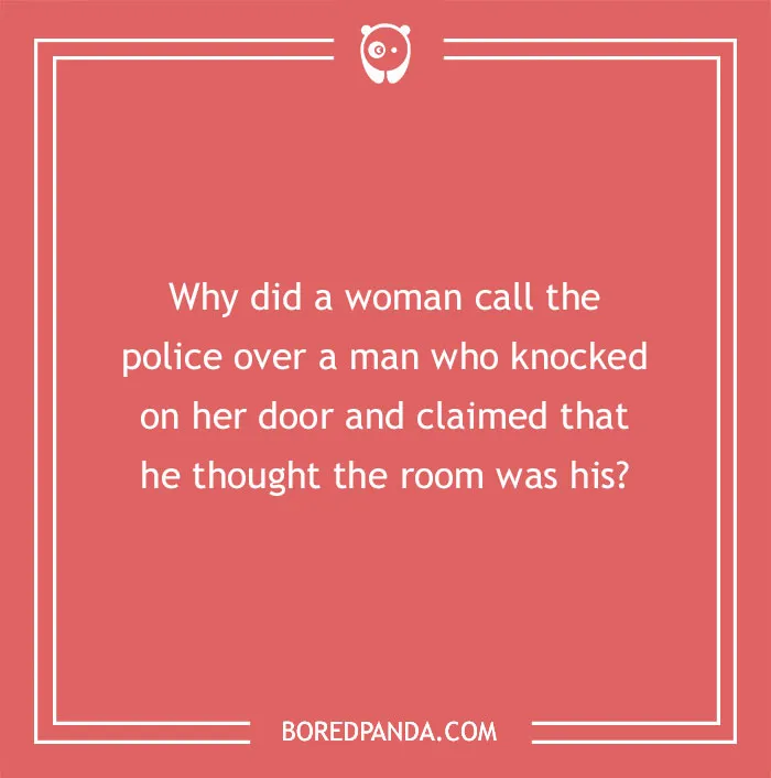 “Wait, That’s Your Room?”