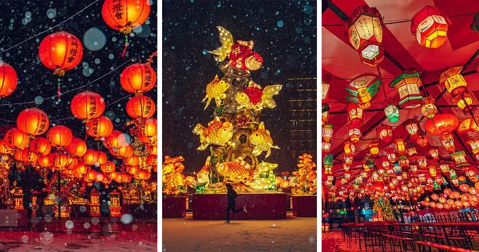 My 15 Images Of Nagasaki Lantern Festival In Snow, Which Is A Rare Occurrence