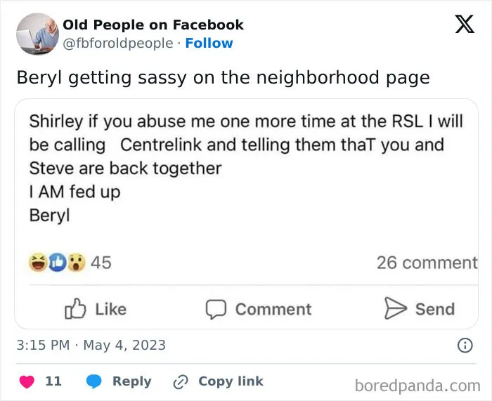 This Page Collects Funny Screenshots Of 'Old People On Facebook', And Here's 30 Of The Best Ones