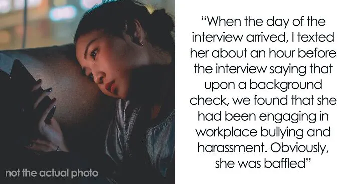 'Karen' Interviewing For A New Job Gets Told Background Check Revealed She's A Bully