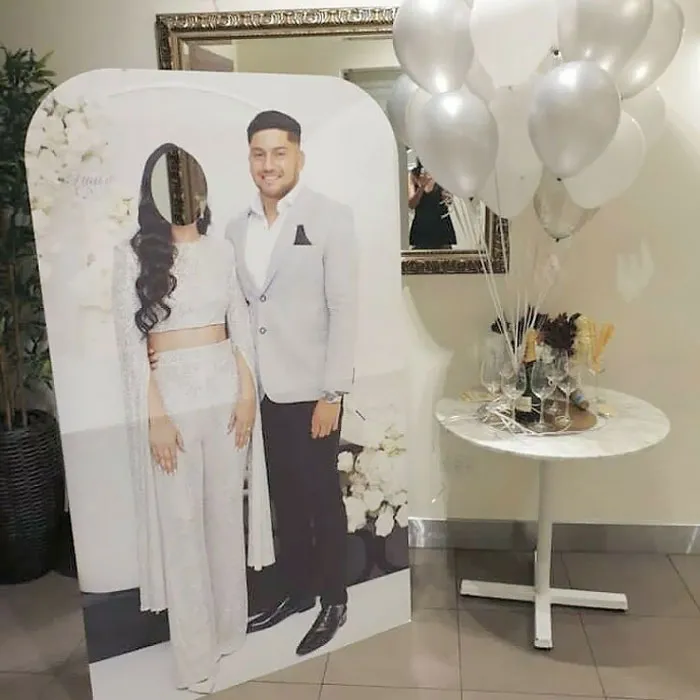 Face Cutout Board For Terese's Bridal Shower