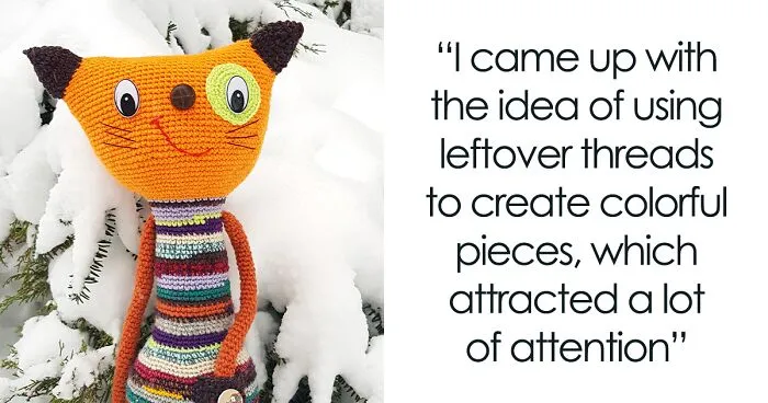 "Scrap Yarn Toys": I Reuse The Leftovers Of Yarn And Turn Them Into Colorful Toys