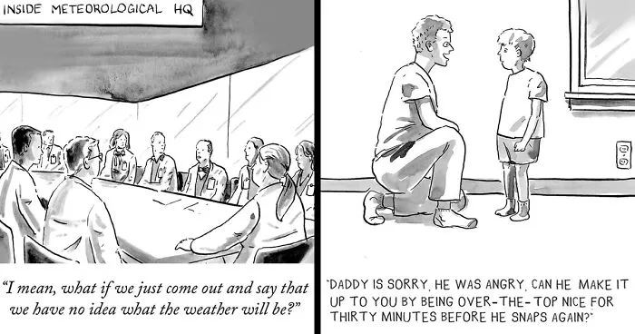 40 Cartoons Showcasing The Brutal Truths About Modern Society By The Artist Brendan Loper