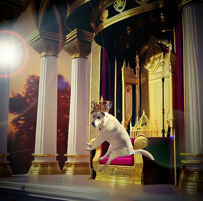 Guy Catches His Doggo Sitting Like A Person, Posts Pic Online, Gets These 29 Edits In Return