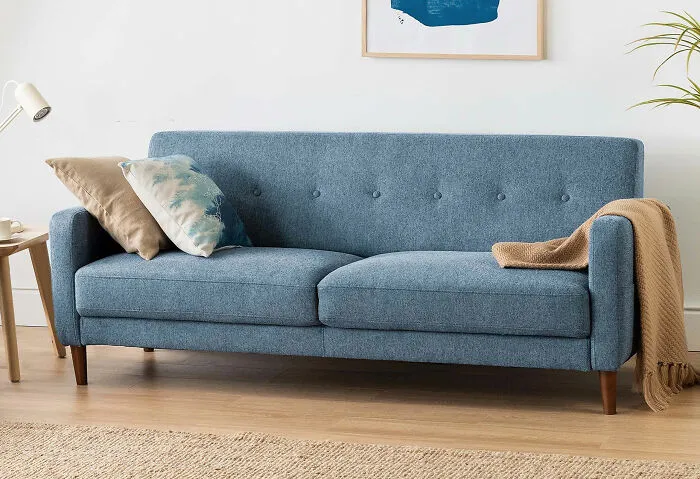 Mellow Adair Tufted Sofa Chair With Armrest Pockets