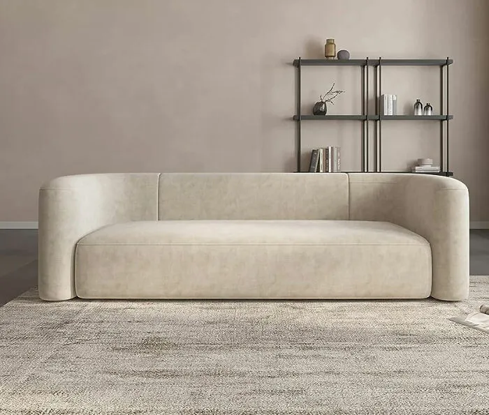 Acanva Luxury Modern Velvet Sofa