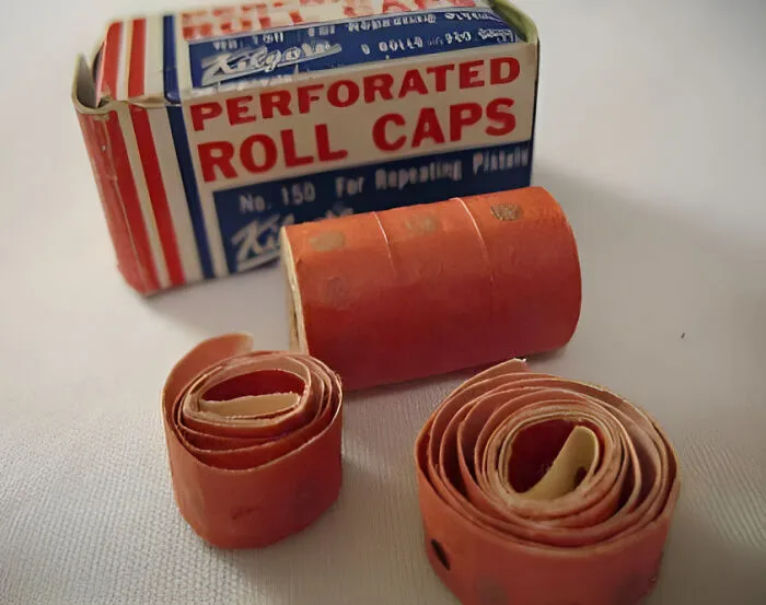 I Can Smell This Picture- When We Got Bored With Our Cap Guns We Started Bashing The Whole Rolls With A Hammer! Fun Times In The 1970s!