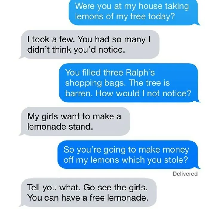 When Life Doesn't Give You Lemons, Make Stolen Lemonade