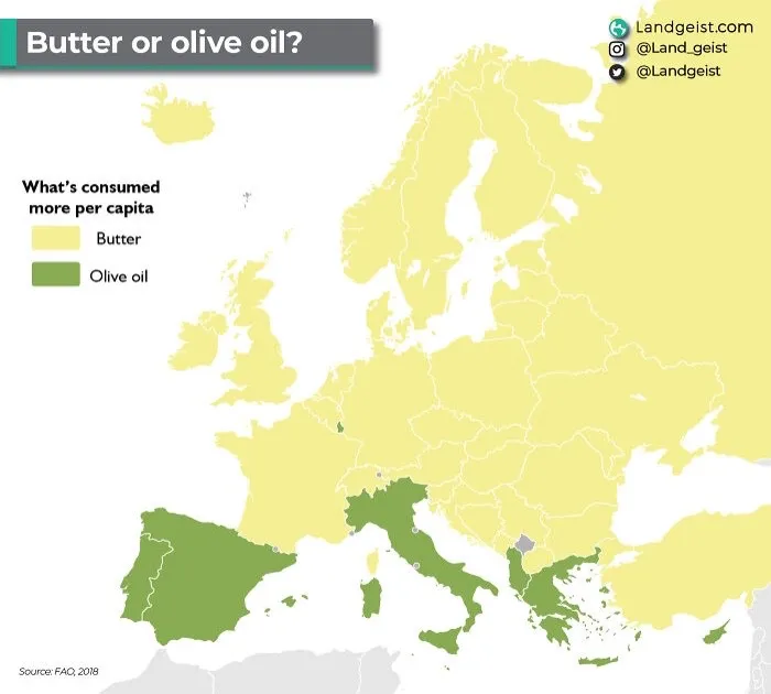 30 Facts About European Countries Shown In The Form Of Maps