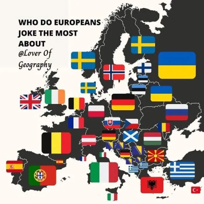 30 Facts About European Countries Shown In The Form Of Maps