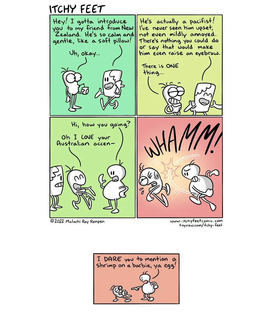 40 Funny Cultural Differences Experienced By Travelers, Depicted By “Itchy Feet Comic” (New Pics)