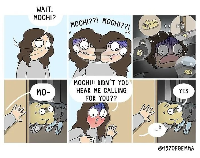 35 Adorable And Funny Comics About An Artist And Her Life With A Cute Pug (New Pics)
