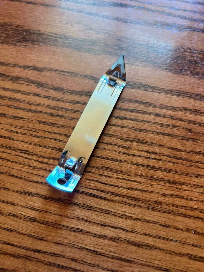 What Is The Purpose For This Bottle Opener To Have A Pointy End And A Flat End?
