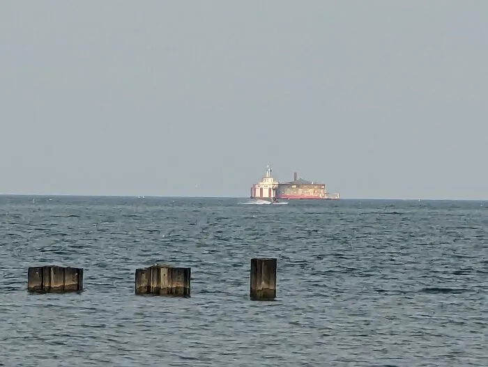 What Is This Out On Lake Michigan?