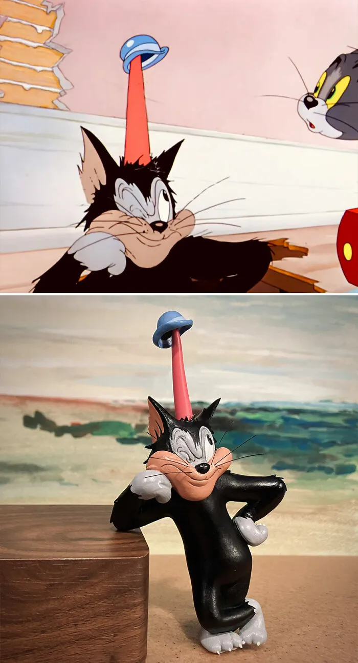 20 New Sculptures Of Tom And Jerry's Most Unfortunate Moments By Taku Inoue