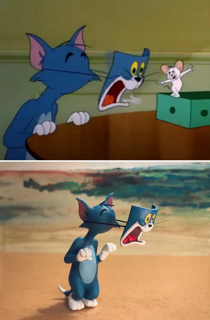 20 New Sculptures Of Tom And Jerry's Most Unfortunate Moments By Taku Inoue