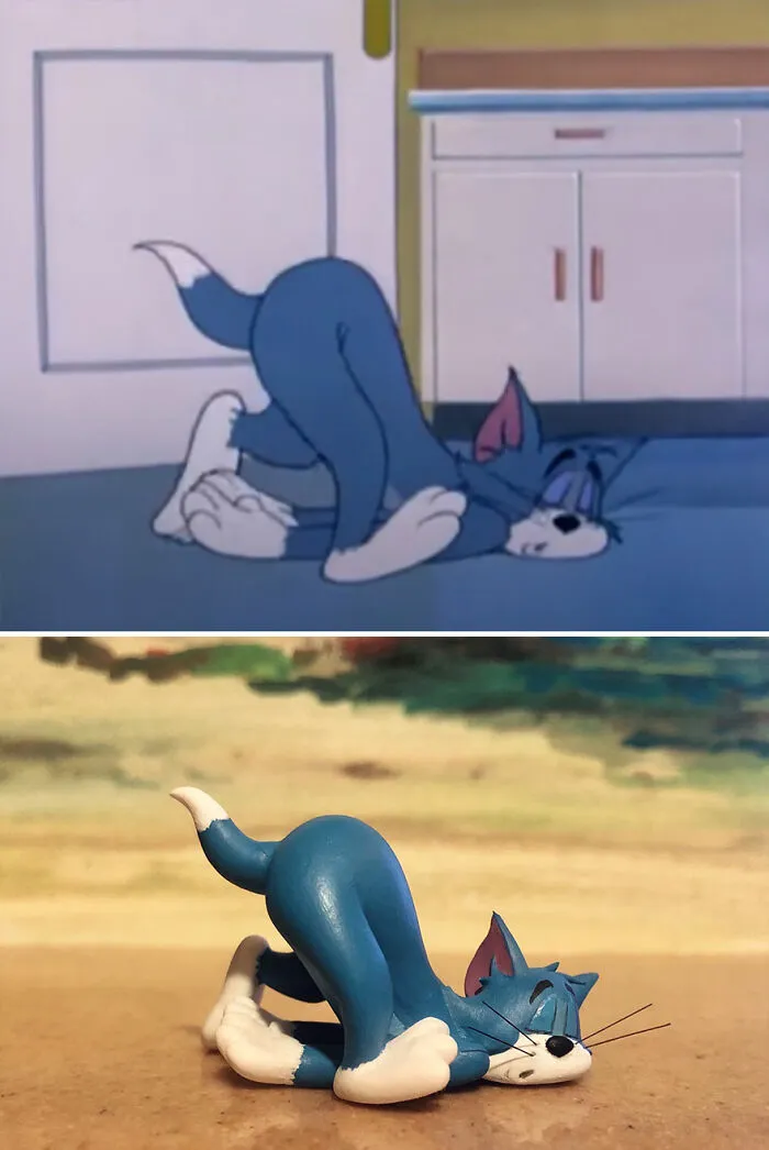 20 New Sculptures Of Tom And Jerry's Most Unfortunate Moments By Taku Inoue