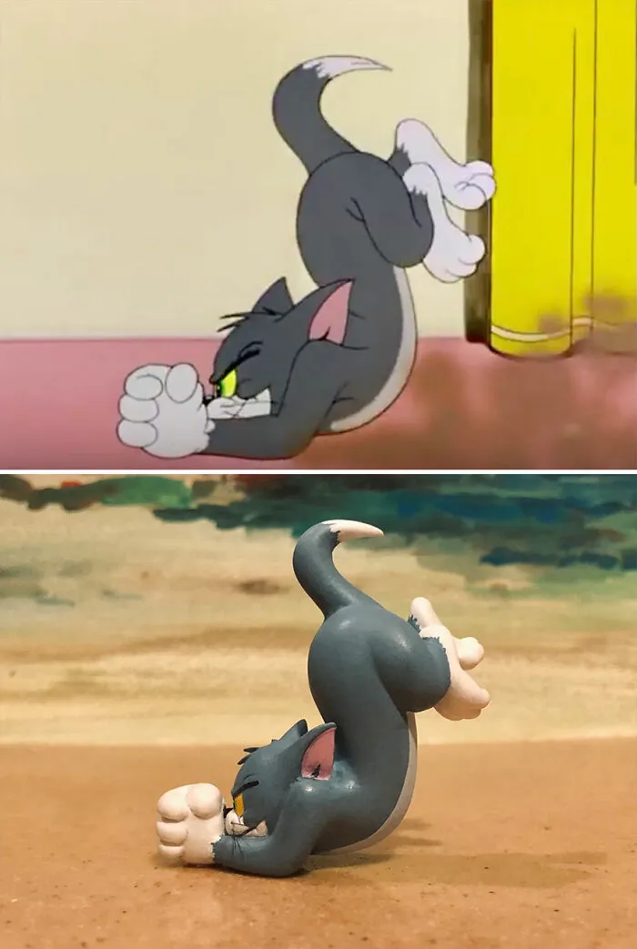 20 New Sculptures Of Tom And Jerry's Most Unfortunate Moments By Taku Inoue