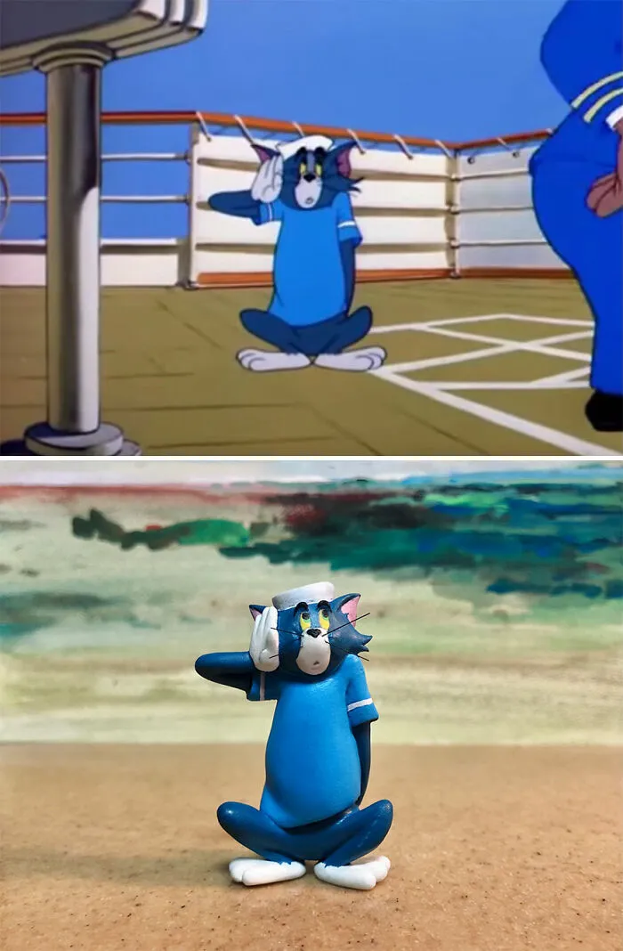 20 New Sculptures Of Tom And Jerry's Most Unfortunate Moments By Taku Inoue