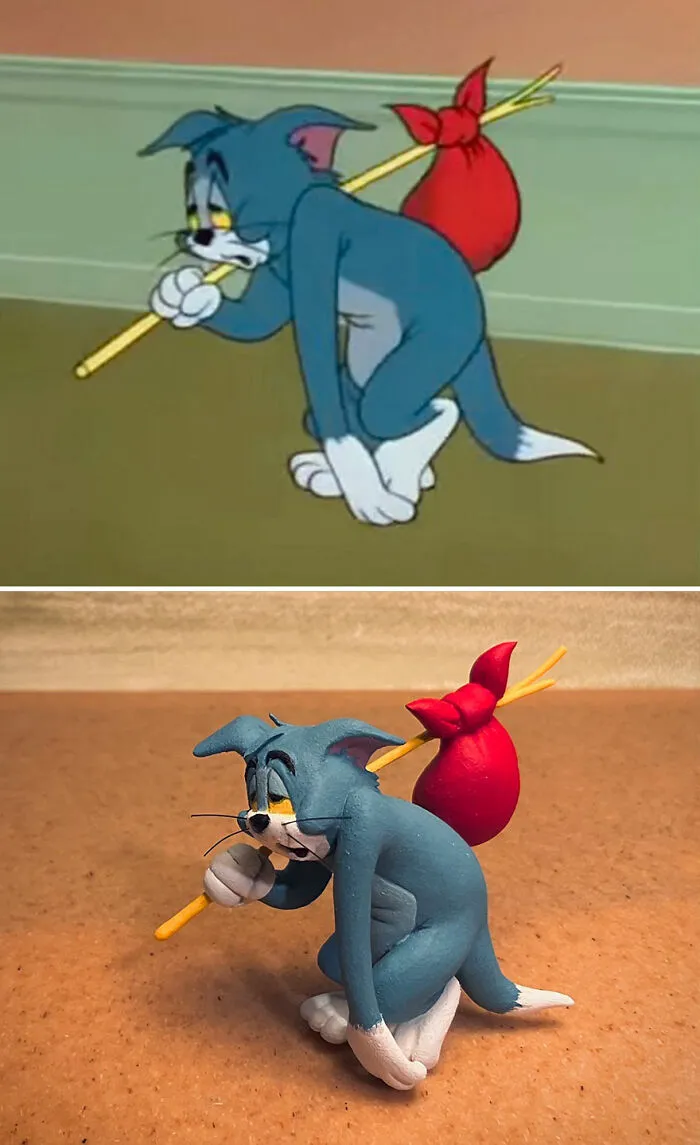 20 New Sculptures Of Tom And Jerry's Most Unfortunate Moments By Taku Inoue