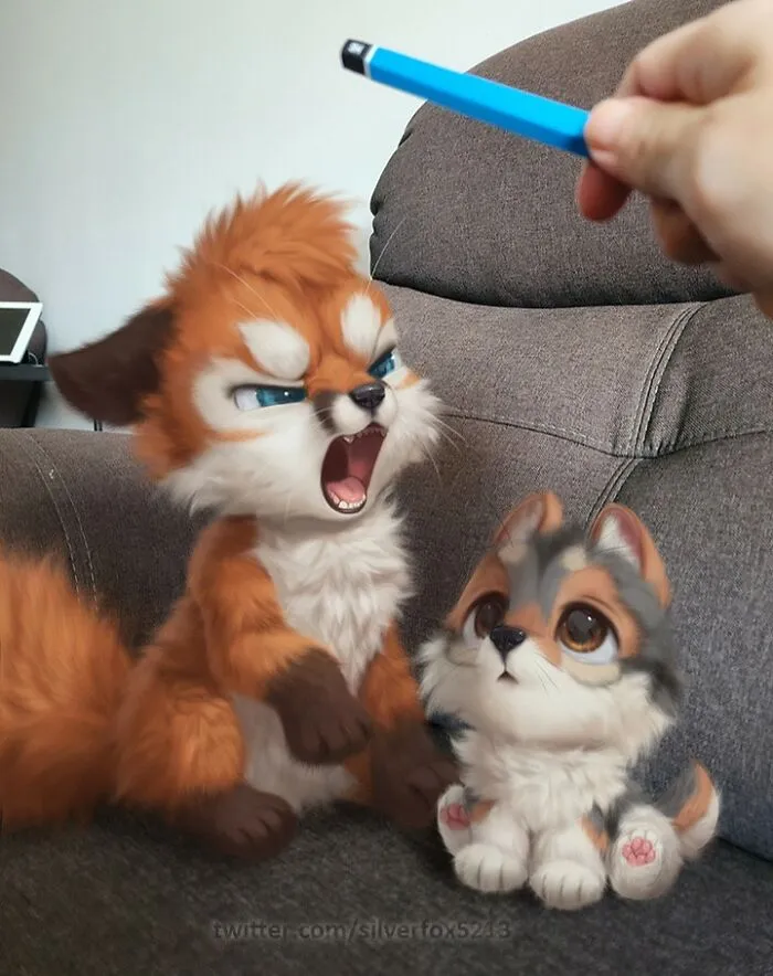 This Artist Draws Incredibly Cute Animals Living In Our World (35 New Pics)