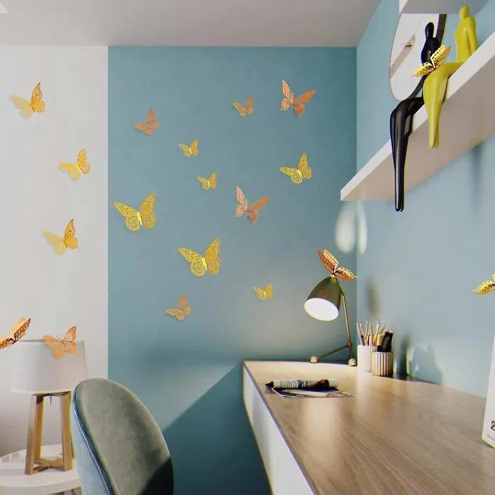 Decorate Your Girl’s Room With Delicate 3D Butterflies