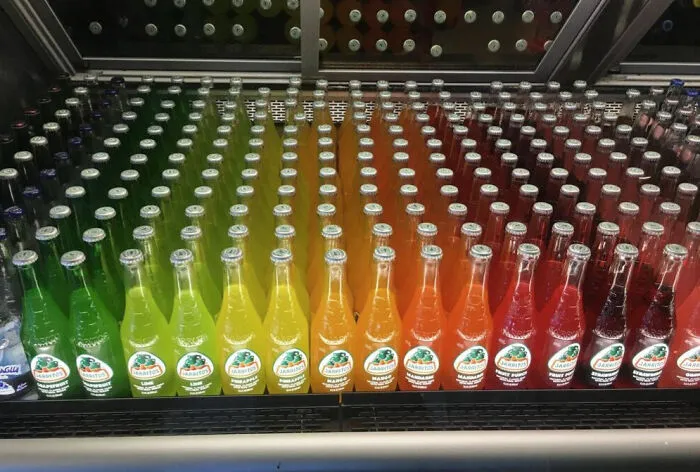 These Soda Bottles