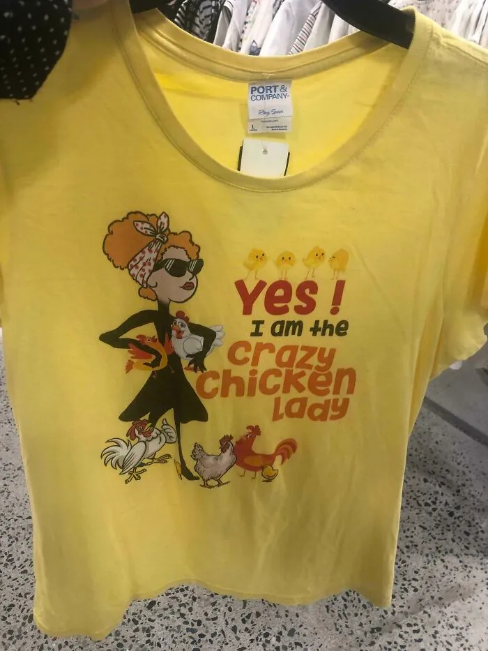 ¡Sí! Soy la loca de los pollos