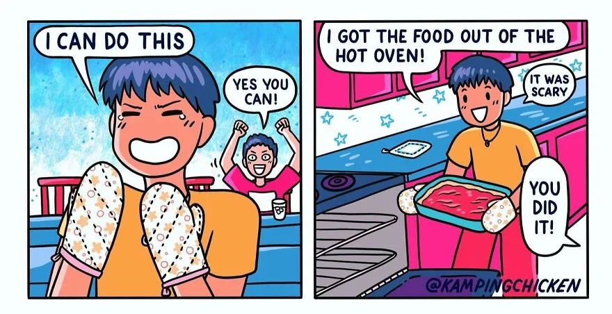 “The Weirdness Of Life Told Through Comics”: 22 New Comics By “Kamping Chicken”