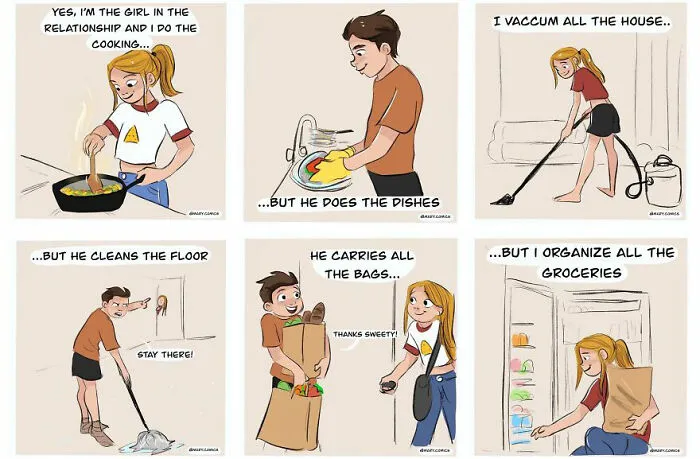 I Created 13 Comics Based On Funny And Relatable Moments In My Relationship